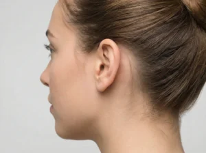 Comparativa visual de la posición auricular antes y después de una otoplastia destacando la armonía facial